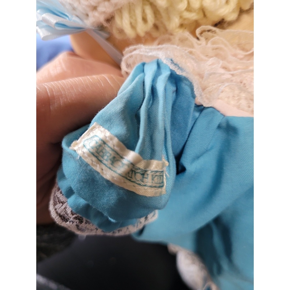 1983 Lemon Loop Xavier Roberts Cabbage Patch Doll Blue Eyes First Tooth - Picture 11 of 16